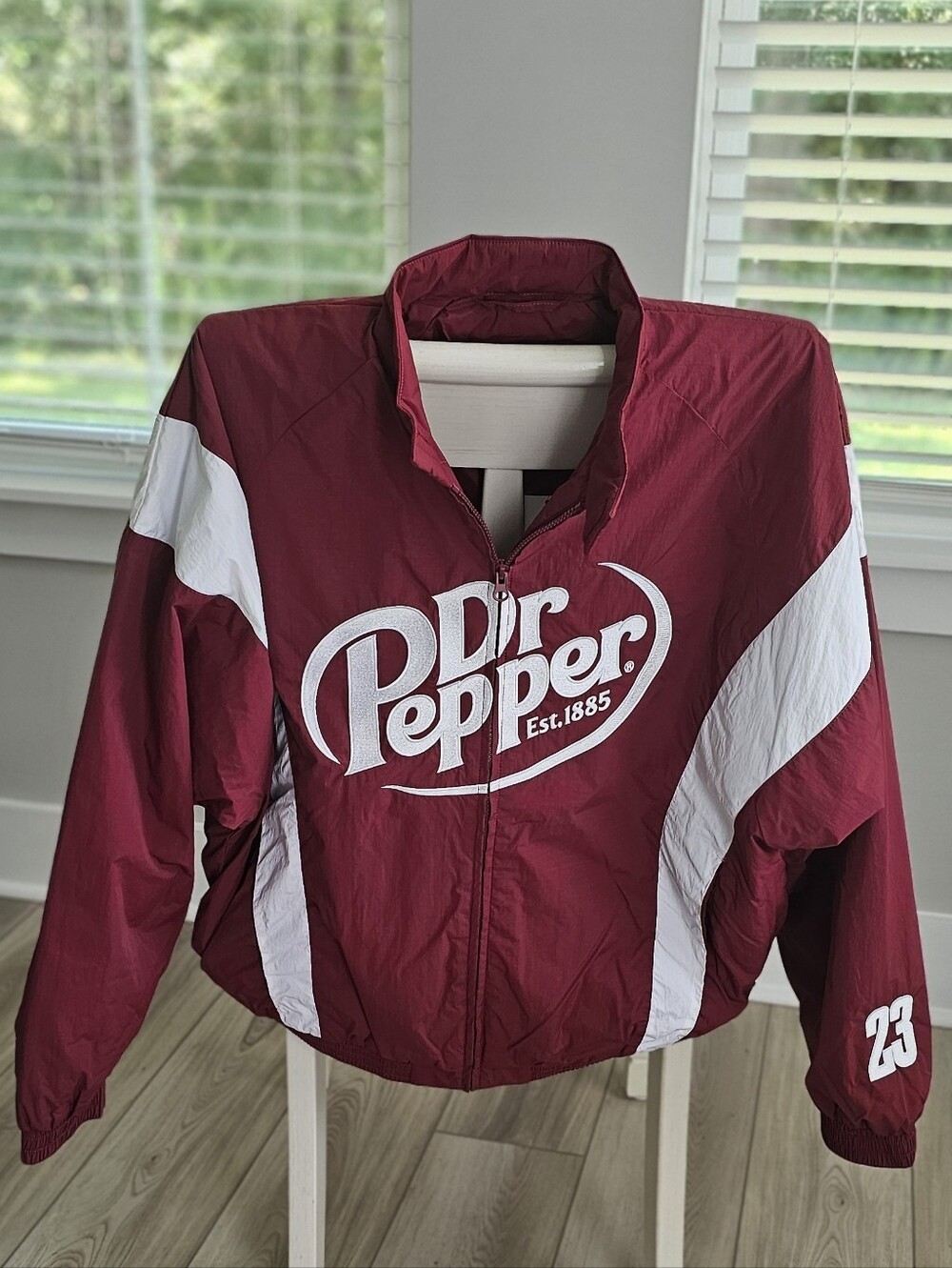 Dr Pepper Graphic Racing Jacket Hollister Men's Size Large